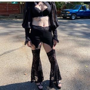 Widow lace bell bottoms